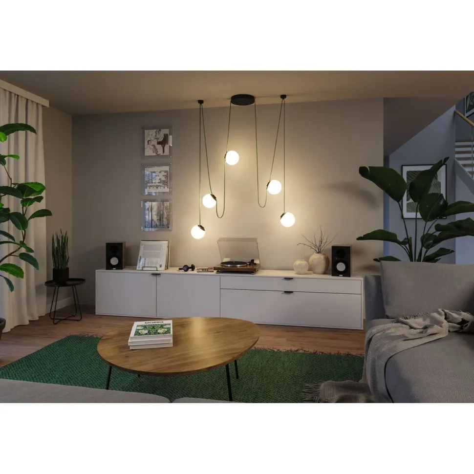 Ripustettava valaisin Paulmann ULine Ball Ø15cm LED 3000K 8W valkoinen/musta