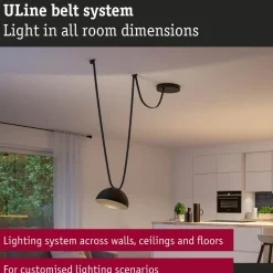 Ripustettava valaisin Paulmann ULine Bol Ø30cm LED 3000K 12W musta