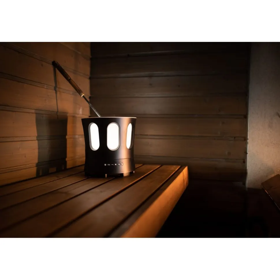 Saunakaiutin ZONE Speaker Bluetooth vedenkestävä musta