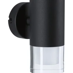 Seinä-/kattovalaisin Paulmann Kame, 16cm, IP44, 3000K, 320lm, 230V, 5W, signaalimusta