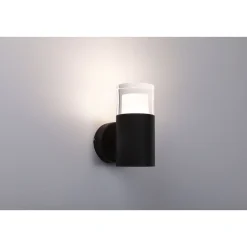 Seinä-/kattovalaisin Paulmann Kame, 16cm, IP44, 3000K, 320lm, 230V, 5W, signaalimusta