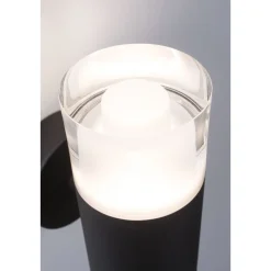 Seinä-/kattovalaisin Paulmann Kame, 16cm, IP44, 3000K, 320lm, 230V, 5W, signaalimusta