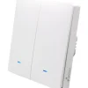 Seinäkytkin valoille Celetron Nivian Smart, 2-osainen, TUYA Smartlife Wifi/Wlan