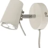 Seinäspotti Aneta Lighting Pilot GU10 valkoinen