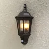 Seinävalaisin 7230-750 Firenze musta liiketunnistimella pidikkeetön