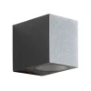 Seinävalaisin Airam Sund, max 11W, GU10, 80x68x93mm, IP44, antrasiitti/kirkas