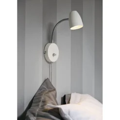 Seinävalaisin Aneta Lighting Sandnes Flex himmennettävä valkoinen