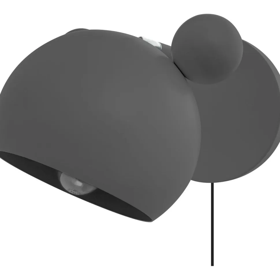 Seinävalaisin Heat Mouse harmaa