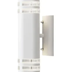 Seinävalaisin Konstsmide Modena 7516-250 90x145x285 mm ylös/alas valkoinen