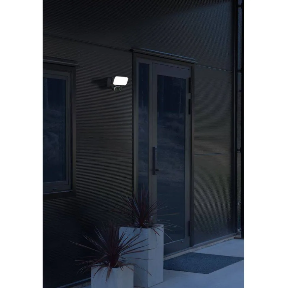 Seinävalaisin Konstsmide Smartlight 7868-750 musta 18W kamera kaiutin mikrofoni