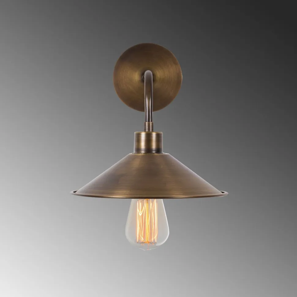 Seinävalaisin Linento Lighting Sivani, messinki