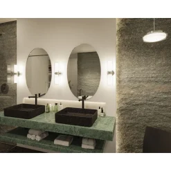 Seinävalaisin Paulmann Luena, IP44, E14, 2-osainen, himmennettävä, kromi