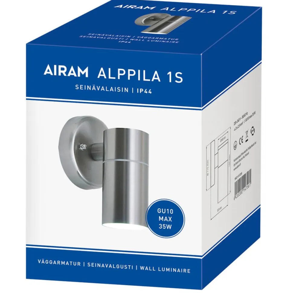 Seinävalaisin Alppila 115x103x115mm, alas, RST
