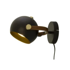 Seinävalaisin Aneta Lighting Bow 7W Ø185x140 mm IP20 GU10 musta