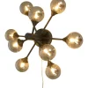 Seinävalaisin Aneta Lighting Cosmos musta