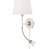 Seinävalaisin Aneta Lighting Eketorp valkoinen/teräs