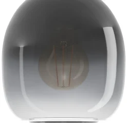 Seinävalaisin Eglo Filago, E27, 40W, IP20, harmaa savulasi/puu