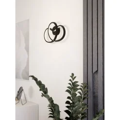 Seinävalaisin Eglo Gianella, LED, 14.5W, IP20, musta/valkoinen