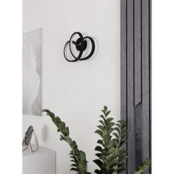 Seinävalaisin Eglo Gianella, LED, 14.5W, IP20, musta/valkoinen