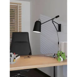 Seinävalaisin Eglo Loreto 1 28W 14x103x35cm musta/valkoinen