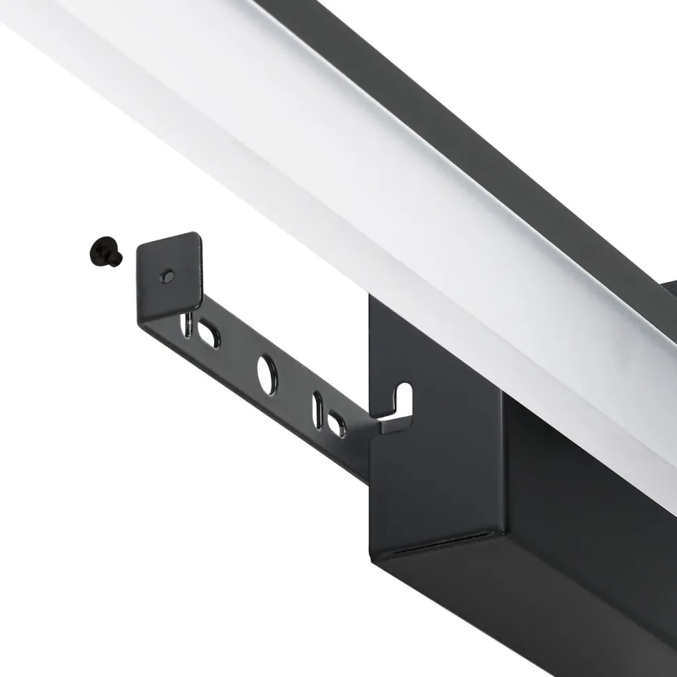 Seinävalaisin Eglo Palmital, 59.5x8cm, LED, 11W, IP44, musta