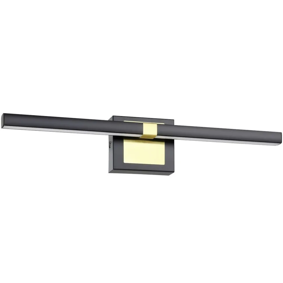 Seinävalaisin Eglo Peguera, 60cm, LED, 11W, IP44, musta/messinki