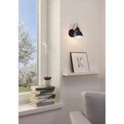 Seinävalaisin Eglo Priddy 21,5cm musta