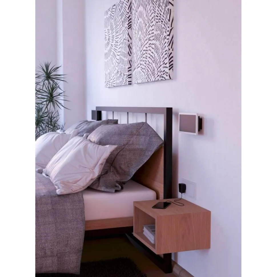 Seinävalaisin Eglo Talamello 1 LED 23x12cm musta/valkoinen