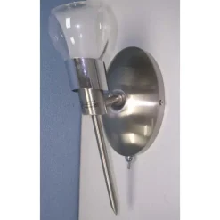 Seinävalaisin FocusLight Style 40W 230V IP20 matta nikkeli