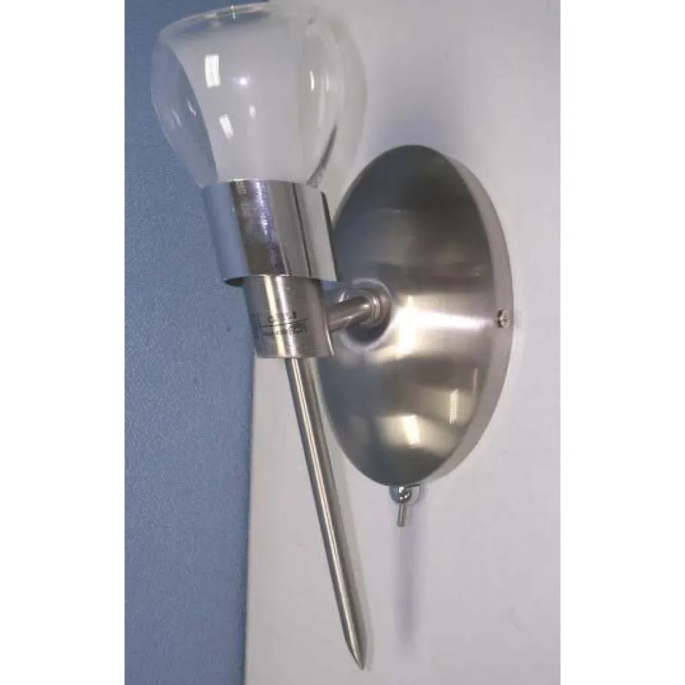 Seinävalaisin FocusLight Style 40W 230V IP20 matta nikkeli