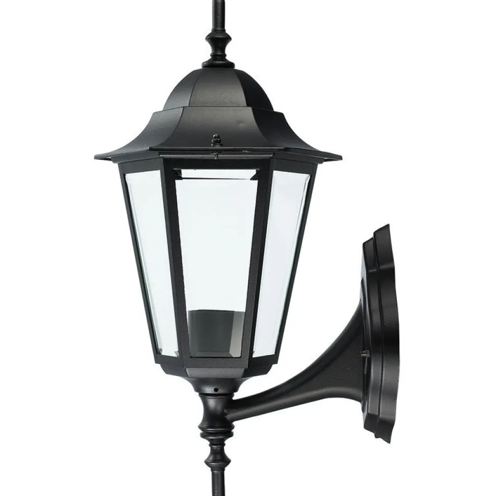 Seinävalaisin Kartano PRA-U 200x276x480 mm musta