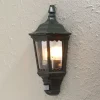 Seinävalaisin Konstsmide Firenze 7230-600 250x160x495 mm liiketunnistimella vihreä