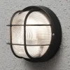 Seinävalaisin Konstsmide Mantova 7651-750 Ø 185x105 mm pyöreä musta