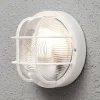 Seinävalaisin Konstsmide Mantova 7651-200 Ø 185x105 mm pyöreä valkoinen