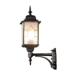 Seinävalaisin Konstsmide Milano 7247-759 160x290x530 mm yläsuunta mustahopea