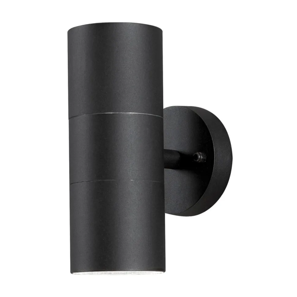 Seinävalaisin Konstsmide Modena Max 7656-750 75x130x195 mm ylös/alas musta