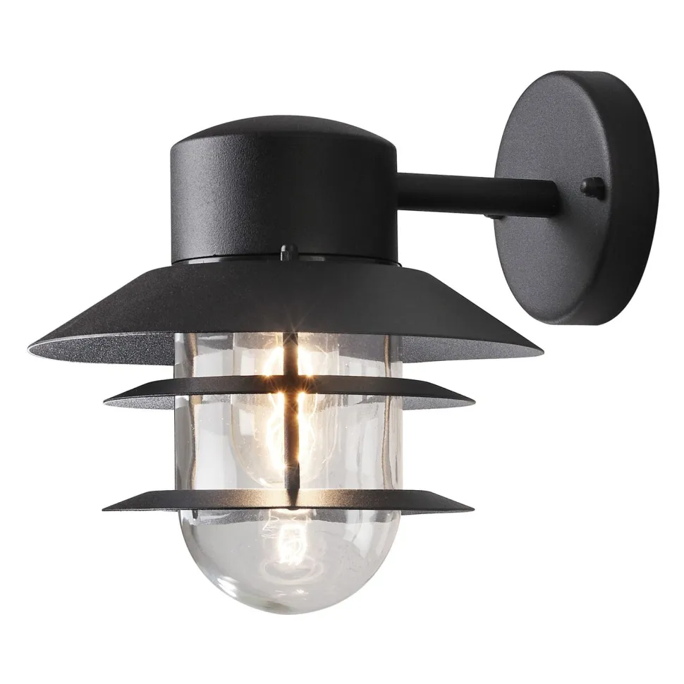 Seinävalaisin Konstsmide Modena 7310-750 220x260x240 mm alasuunta musta