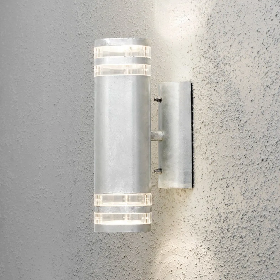 Seinävalaisin Konstsmide Modena 7516-320 90x145x285 mm ylös/alas sinkitty teräs