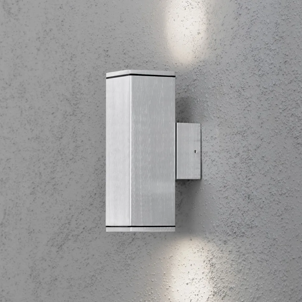 Seinävalaisin Konstsmide Monza 7907-310 65x100x200 mm ylös/alas alumiini