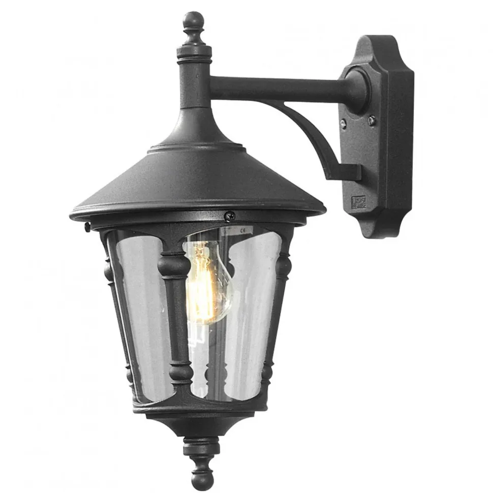 Seinävalaisin Konstsmide Virgo 568-750 240x330x440 mm alasuunta musta