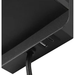 Seinävalaisin latausasemalla Trio Comfort E14 valkoinen