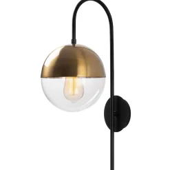Seinävalaisin Linento Lighting Bastos messinki
