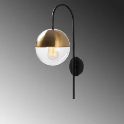 Seinävalaisin Linento Lighting Bastos messinki