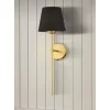 Seinävalaisin Linento Lighting BRZ-540063, ø10-15cm, E27, max. 40W, IP20, kulta/musta