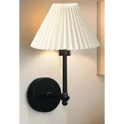 Seinävalaisin Linento Lighting BRZ-343421, ø10-22cm, E27, max. 40W, IP20, valkoinen/musta