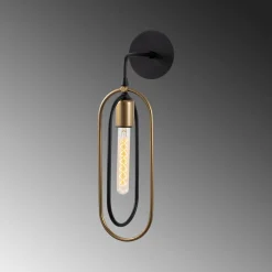 Seinävalaisin Linento Lighting Cerco kulta