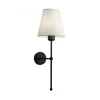 Seinävalaisin Linento Lighting 241966, ø13cm, E27, max. 40W, IP20, kerma/musta