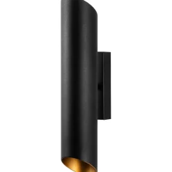 Seinävalaisin Linento Lighting Cut, 40cm, musta/kulta