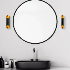 Seinävalaisin Linento Lighting Cut musta/kulta