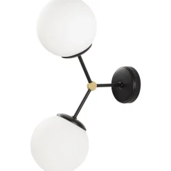 Seinävalaisin Linento Lighting Damar 2-osainen kulta